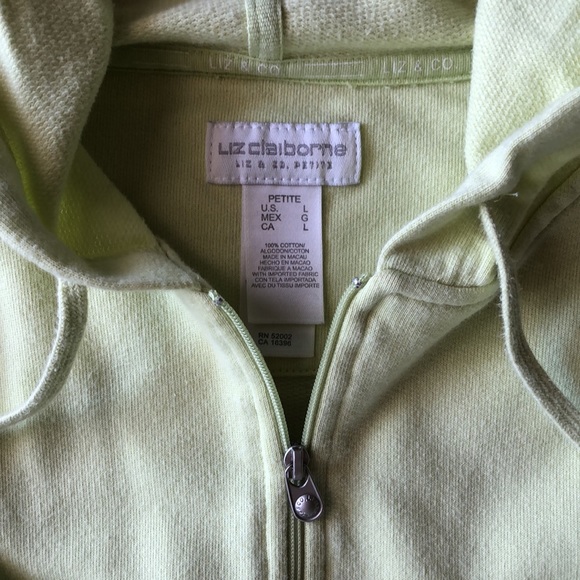 Liz Claiborne Pullover Hoodie SIZE petite large - Picture 3 of 9